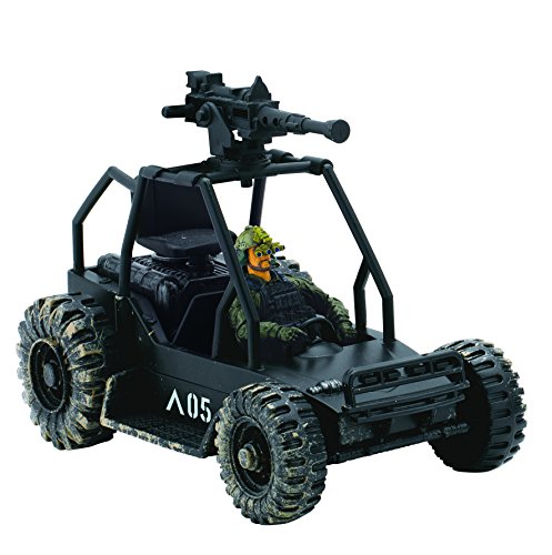 Sunny Days Entertainment Delta Attack Vehicle â Playset with Action Figure and Realistic Accessories | Military Toy Set for Kids â Elite Force , Black by Sunny Days Entertainment