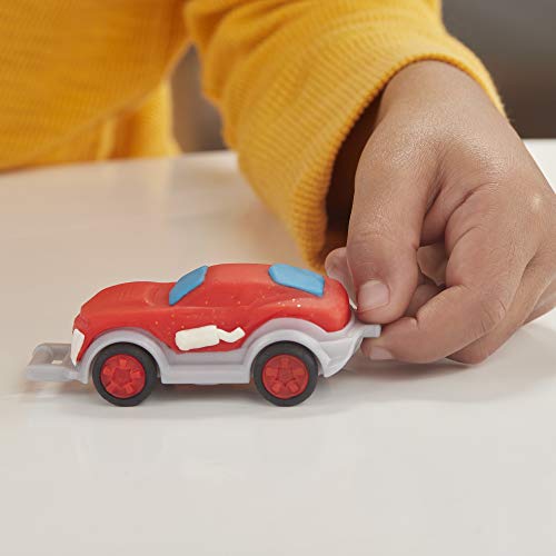 Play-Doh Wheels Tow Truck Toy for Kids 3 Years and Up with 3 Non-Toxic Colors from Hasbro