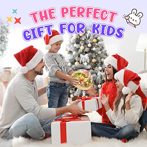 Make Your Own Night Light ,Rabbit DIY Kits for Girls,Bunny Toys for Kids Ages 4-8 ,Arts and Crafts Lamp Project for Girls(USB Upgrade Edition),Gifts for 4 5 6 7 8 9 10 Year Old Girl with Greeting Card from Sagacity life