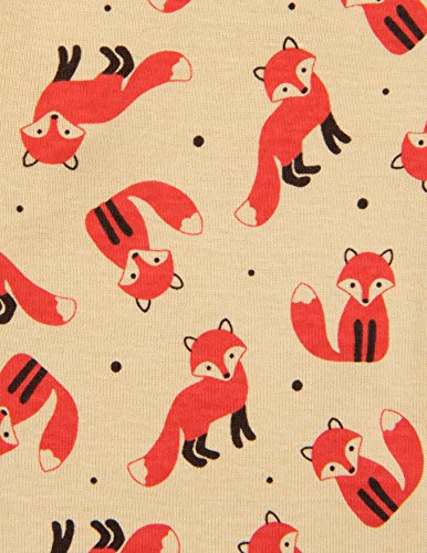 Leveret Baby Girls Footed Pajamas Sleeper 100% Cotton (Fox, 18-24 Months) by 