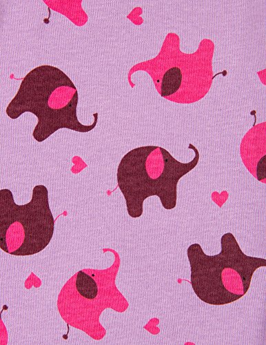 Leveret Kids Elephant Baby Girls Footed Pajamas Sleeper 100% Cotton (Size 18-24 Months) by 