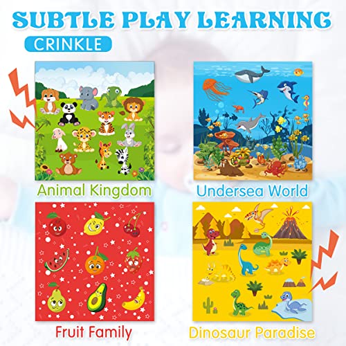 Aiduy Baby Toys 6 to 12 Months - Montessori Toys for Babies 6-12 Months - Infant Newborn Toddlers Sensory Toys Baby Magic Tissue Box for 1 Year Old Boys Girls Kids Early Learning Toys Baby Gifts from Aiduy