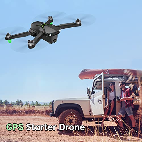 Loolinn | GPS Drone with Camera, Under 250 Grams, RC Quadcopter with GPS Intelligent Return, Brushless Motor, Follow Me, 5GHz FPV Transmission Drone for Adults Beginners from Loolinn