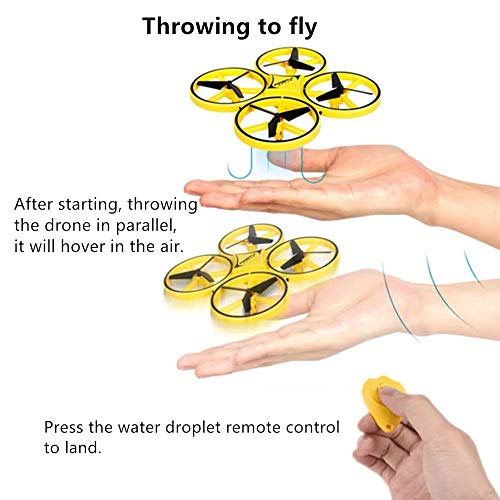 ForBEST Gesture Control Drone Rc Quadcopter Aircraft Hand Sensor Drone with Smart Watch Controlled, 2 batteries, 360Â° Flips, Led Light, 3 Modes,Â USB Cable, Best Gift for Kid by 