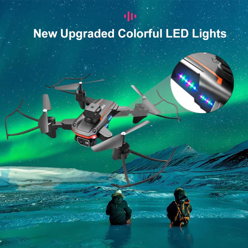 JTBBKing AE86 Drones with camera for adults 4K Drone with Camera RC Drones for Adult Live Video FPV Optical Flow Positioning Profesional Quadcopter Mini Drone for Kids RC Helicopter Boys Toys (Single Camera & 2 Batteries) by 