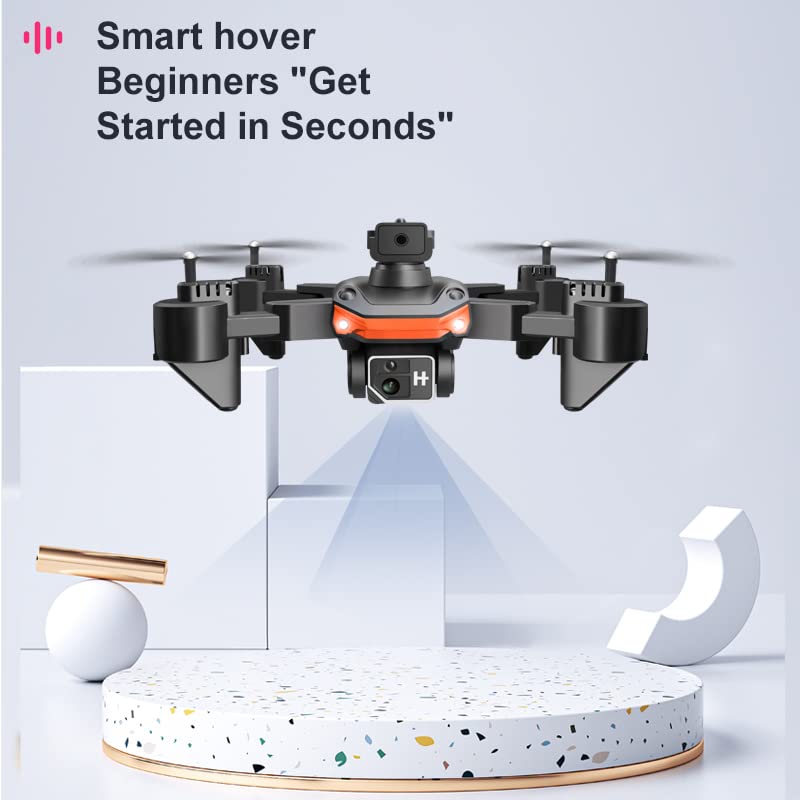 JTBBKing AE86 Drones with camera for adults 4K Drone with Camera RC Drones for Adult Live Video FPV Optical Flow Positioning Profesional Quadcopter Mini Drone for Kids RC Helicopter Boys Toys (Single Camera & 2 Batteries) by 