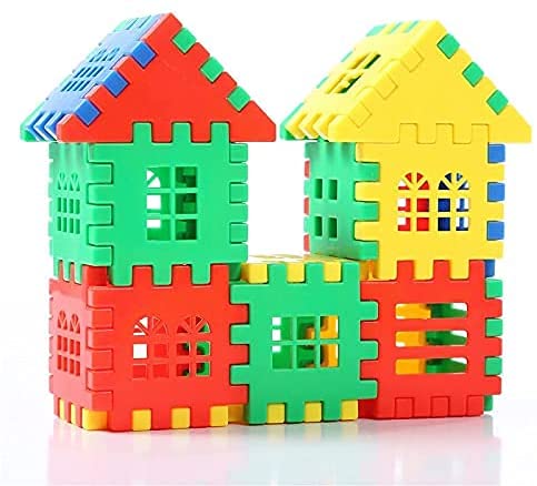 DEJUN Interlocking Building Blocks Toys for Kids-Building Blocks for Toddlers Building Blocks Educational Toys Set (70 PCS)-010,xiaotingdian by xiaotingdian