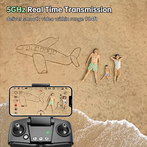 Loolinn | GPS Drone with Camera, Under 250 Grams, RC Quadcopter with GPS Intelligent Return, Brushless Motor, Follow Me, 5GHz FPV Transmission Drone for Adults Beginners from Loolinn