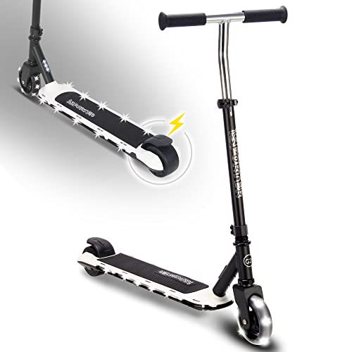 Aero iSporter Electric Scooter for Kids Ages 6-12, with Kick-Start and Gravity Sensor, Kids Electric Scooter with LED Lights, 2 Speeds, 110lbs Max and Height Adjustable â¦ by Zhejiang Hengle Sports & Leisure Co.,Ltd.