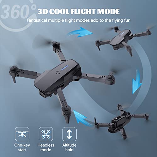 Drones with Camera for Adults 4k, Drones for Kids Beginners with Live Video RC Mini Drone with Camera Drones for Kids 8-12 Cool Ideas Boy Toys Gift 10-12 Years Old Teenage Support WiFi FPV by LIN LIN QI TOYS FACTORY
