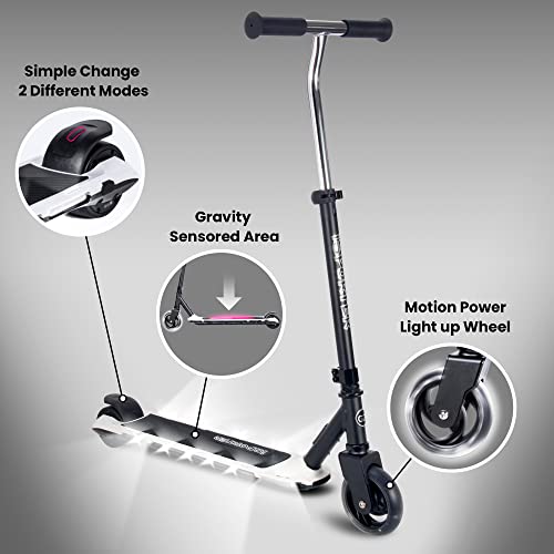Aero iSporter Electric Scooter for Kids Ages 6-12, with Kick-Start and Gravity Sensor, Kids Electric Scooter with LED Lights, 2 Speeds, 110lbs Max and Height Adjustable â¦ by Zhejiang Hengle Sports & Leisure Co.,Ltd.