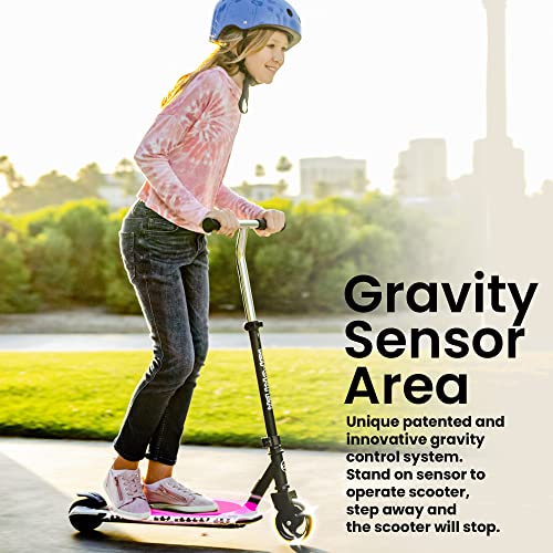 Aero iSporter Electric Scooter for Kids Ages 6-12, with Kick-Start and Gravity Sensor, Kids Electric Scooter with LED Lights, 2 Speeds, 110lbs Max and Height Adjustable â¦ by Zhejiang Hengle Sports & Leisure Co.,Ltd.
