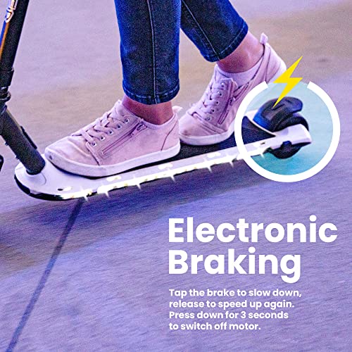 Aero iSporter Electric Scooter for Kids Ages 6-12, with Kick-Start and Gravity Sensor, Kids Electric Scooter with LED Lights, 2 Speeds, 110lbs Max and Height Adjustable â¦ by Zhejiang Hengle Sports & Leisure Co.,Ltd.
