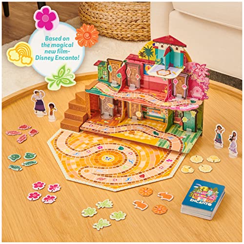 Disney Encanto, House of Charms Cute Easy Family Board Game with Magic Tokens Based on The Movie, for Kids Ages 5 and Up from Spin Master