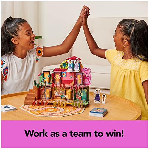 Disney Encanto, House of Charms Cute Easy Family Board Game with Magic Tokens Based on The Movie, for Kids Ages 5 and Up from Spin Master