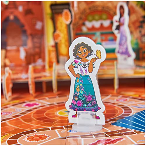 Disney Encanto, House of Charms Cute Easy Family Board Game with Magic Tokens Based on The Movie, for Kids Ages 5 and Up from Spin Master