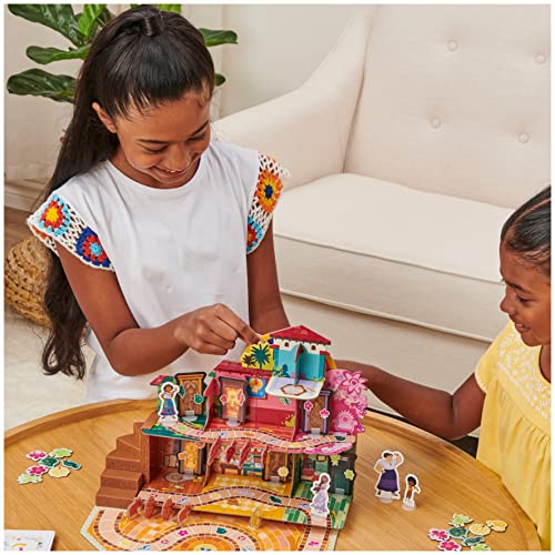 Disney Encanto, House of Charms Cute Easy Family Board Game with Magic Tokens Based on The Movie, for Kids Ages 5 and Up from Spin Master
