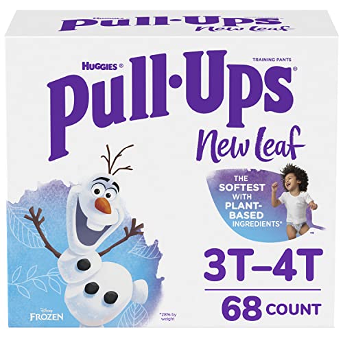 Pull-Ups New Leaf Boys' Potty Training Pants Training Underwear, 3T-4T, 68 Ct by Kimberly-Clark Corp.