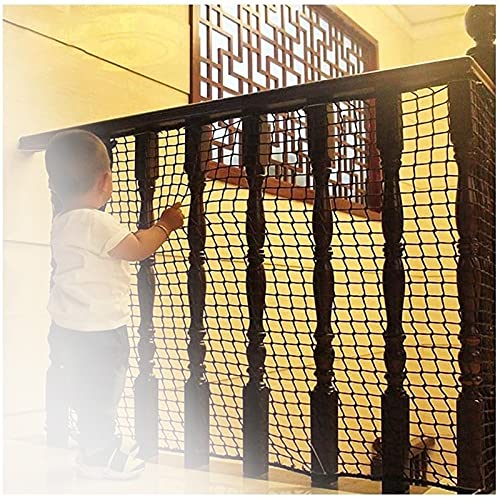 WYYZH Nylon Rope Safe Net Child Safety Net Balcony Staircase Protection Fence Safety Nets Outdoor Construction Safety Net Pet Safety Net Color : 8cm mesh, Size : 10x10m(33x33ft) from WYYZH