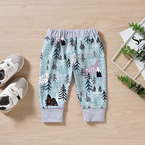 Newborn Boys Clothes, Baby Long Sleeve Fall Winter Spring NB Clothing Coming Home Outfit Awaits Mountain Theme Adventure from 
