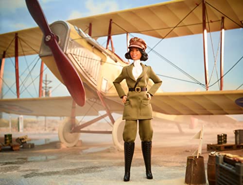 Barbie Doll, Bessie Coleman, Inspiring Women Collector Series, Signature, Displayable Packaging, Aviator Suit from Mattel