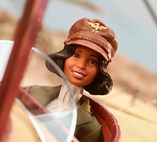Barbie Doll, Bessie Coleman, Inspiring Women Collector Series, Signature, Displayable Packaging, Aviator Suit from Mattel