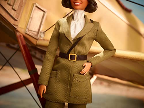Barbie Doll, Bessie Coleman, Inspiring Women Collector Series, Signature, Displayable Packaging, Aviator Suit from Mattel