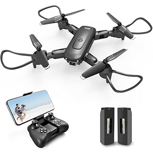 DRONEEYE 4DV12 Drone for Adults,FPV Camera 720P Drone for Kids Beginners,RC Quadcopter Helicopter Toys,Altitude Hold, Headless Mode,Trajectory Flight and 2 Batteries by shantoushixiaowangguoshangmaoyouxiangongsi