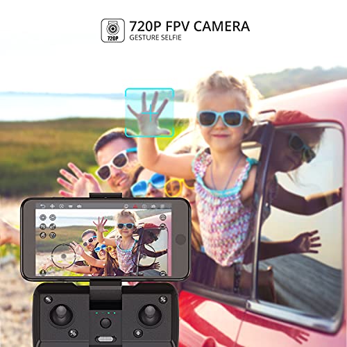 Holy Stone HS420 Mini Drone with HD FPV Camera for Kids Adults Beginners, Pocket RC Quadcopter with 3 Batteries, Toss to Launch, Gesture Selfie, Altitude Hold, Circle Fly, High Speed Rotation from Holy Stone