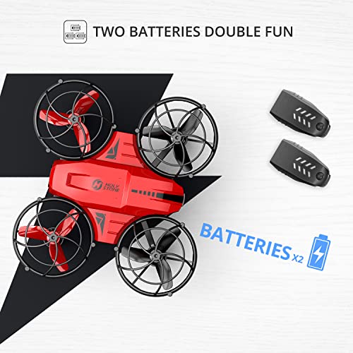 Holy Stone HS420 Mini Drone with HD FPV Camera for Kids Adults Beginners, Pocket RC Quadcopter with 3 Batteries, Toss to Launch, Gesture Selfie, Altitude Hold, Circle Fly, High Speed Rotation from Holy Stone