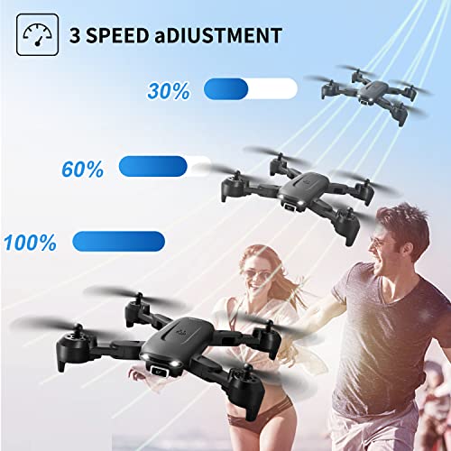 DRONEEYE 4DV12 Drone for Adults,FPV Camera 720P Drone for Kids Beginners,RC Quadcopter Helicopter Toys,Altitude Hold, Headless Mode,Trajectory Flight and 2 Batteries by shantoushixiaowangguoshangmaoyouxiangongsi