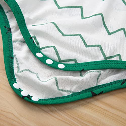 Infant Baby Girl Boy Crewneck Rompers Oversized Cotton Linen Cute Baby Romper Girls Summer Outfits Summer Clothing Set Green from Generic