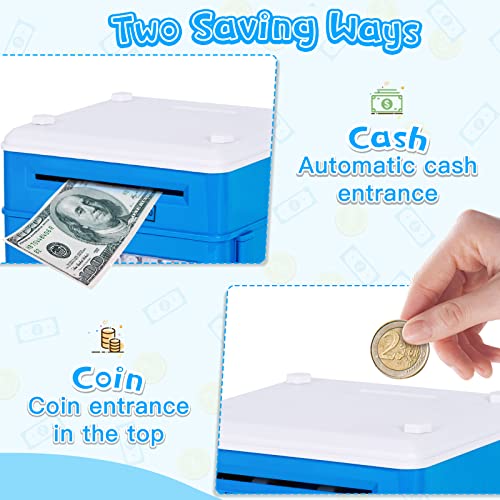Piggy-Bank Kids ATM Bank Electronic Money-Bank Kids Money Safe Cash Coin Money Saving Box Great Gifts Toys for 3 4 5 6 7 8 9 Year Old Boys and Girls Kids by Subao