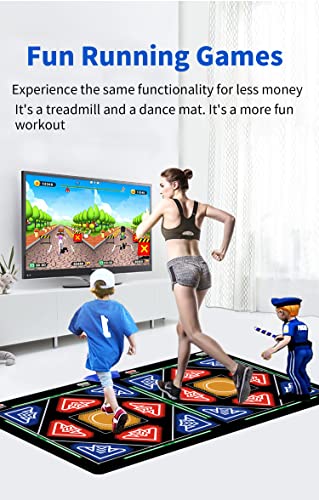 HSAHL HDMI Musical Electronic Dance Mats with HD Camera,64G Memory Card,It Features 635 Games and Hundreds of Songs,Double User Fitness Dance Pad Dancing Mat for Kids & Adults, Gift for Boys & Girls by Shenzhen Wuzhuangyuan Technology Co.LTD