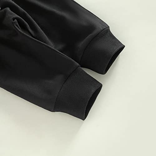 Lamuusaa Western Baby Boy Clothes Cow Print Crewneck Pullover Sweatshirt Drawstring Jogger Pants 2Pcs Fall Winter Outfit (Coffee, 0-6 Months) from Lamuusaa