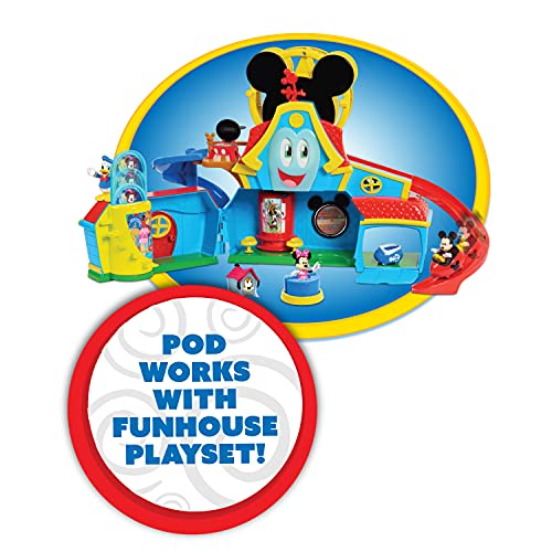 Disney Junior Mickey Mouse Funhouse Transforming Vehicle, Minnie Mouse, Pink Toy Car, Preschool, by Just Play by Just Play