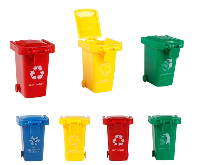 AITING Kids Push Toy Vehicles Garbage Truck's Trash Cans from AITING