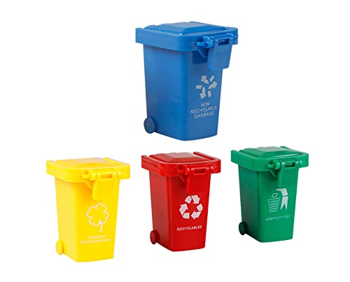 AITING Kids Push Toy Vehicles Garbage Truck's Trash Cans from AITING