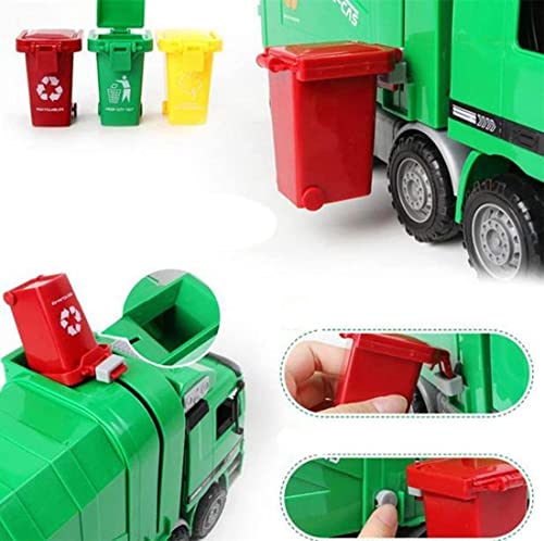 AITING Kids Push Toy Vehicles Garbage Truck's Trash Cans from AITING