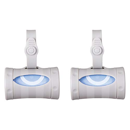 Ubbi On The Go Gray Bag Dispenser Baby Gifts, Lavender Scented, Set of 2 by Pearhead