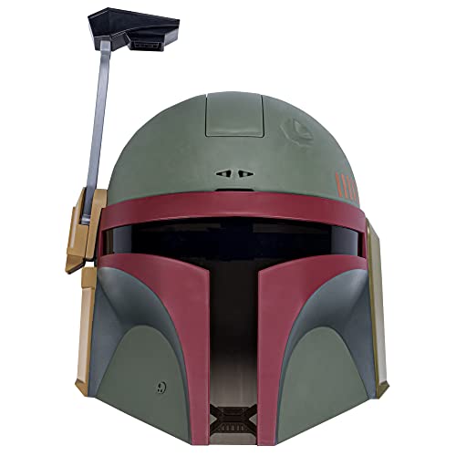 STAR WARS Boba Fett Electronic Mask with Sound Effects, Costume for Kids, Toys for 5 Year Old Boys and Girls by Hasbro