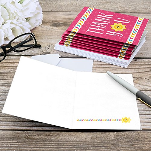 You Are My Sunshine - Baby Shower or Birthday Party Thank You Cards (8 count) by Big Dot of Happiness, LLC