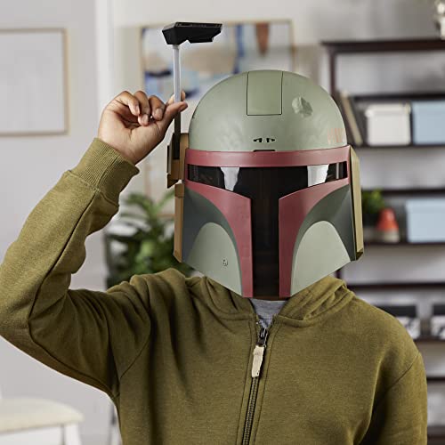 STAR WARS Boba Fett Electronic Mask with Sound Effects, Costume for Kids, Toys for 5 Year Old Boys and Girls by Hasbro