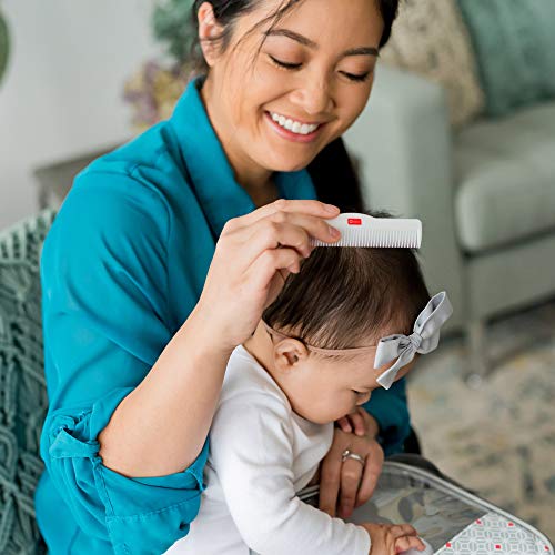 American Red Cross Deluxe Health and Grooming Kit| Infant and Baby Grooming | Infant and Baby Health | Thermometer, Medicine Dispenser, Comb, Brush, Nail Clippers and More with Convenient Tote by TOMY