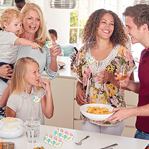 Big Dot of Happiness Colorful Baby Shower - Baby Shower Conversation Starter - 2-in-1 Dirty Diaper Game - Set of 24 by Big Dot of Happiness, LLC