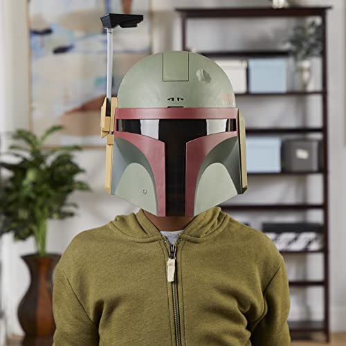 STAR WARS Boba Fett Electronic Mask with Sound Effects, Costume for Kids, Toys for 5 Year Old Boys and Girls by Hasbro