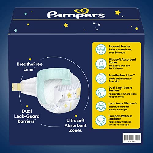 Diapers Size 6, 72 Count - Pampers Swaddlers Overnights Disposable Baby Diapers, Enormous Pack (Packaging & Prints May Vary) from AmazonUs/PRFY7