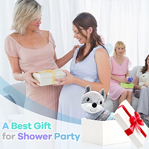 MONSTIME Car Seat Toys Newborn Toys, Stroller Toys Baby Toys 0-3 Months Infant Toys, Spiral Activity Plush Toys for Carseat Stroller Crib, Baby Toys for 0 3 6 9 12 Babies Boys Girls Enfants - Grey from MONSTIME