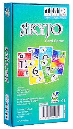 SKYJO by Magilano - The entertaining card game for kids and adults. The ideal game for fun, entertaining and exciting hours of play with friends and family. by Magilano