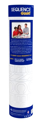 Jax Jumbo SEQUENCE Game - Tube Edition with Cushioned Mat, Cards and Chips from Jax Ltd Inc